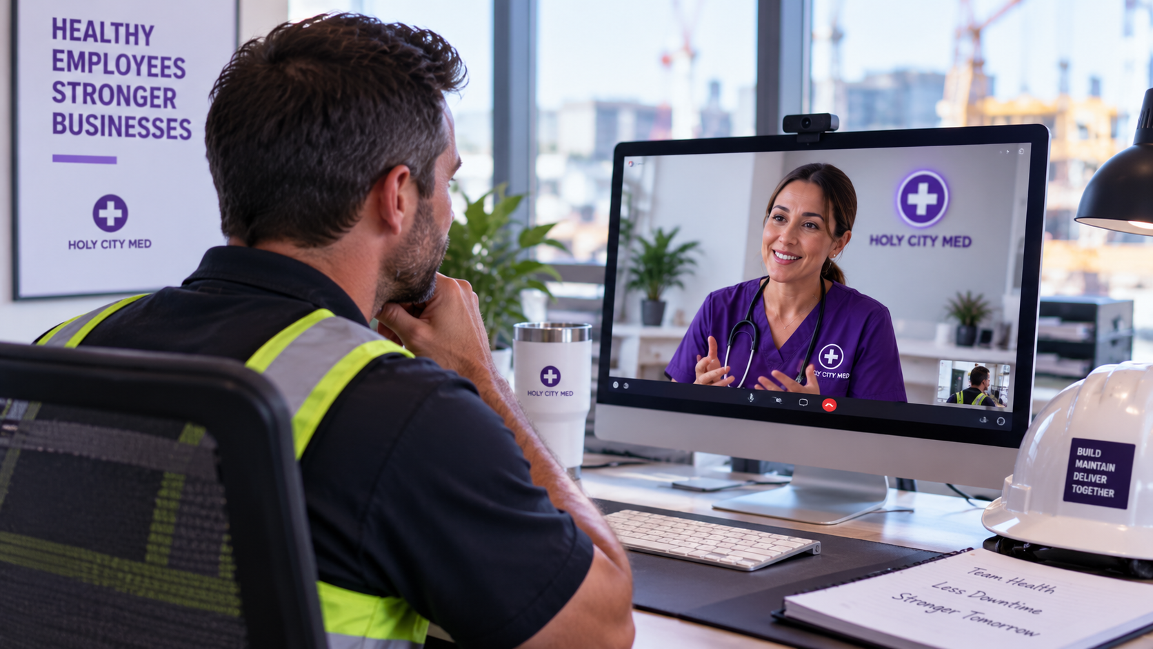 Virtual visit with a Holy City Med provider