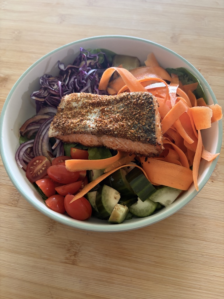 A nourishing evening meal and quiet time at home after a long community teaching day