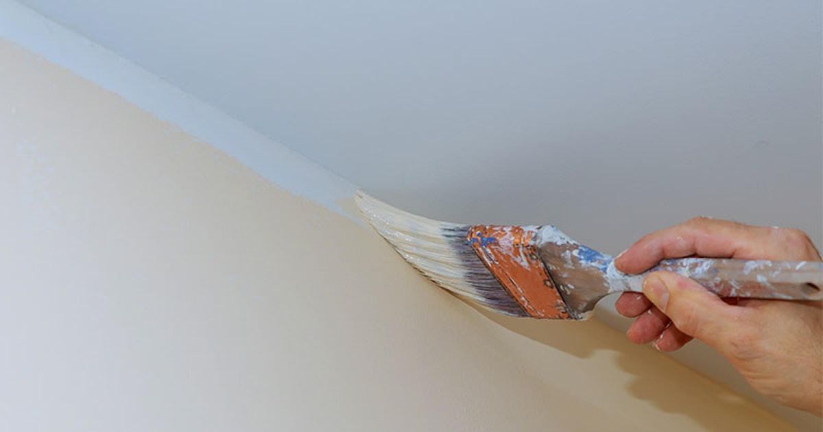 Cutting in at the ceiling line