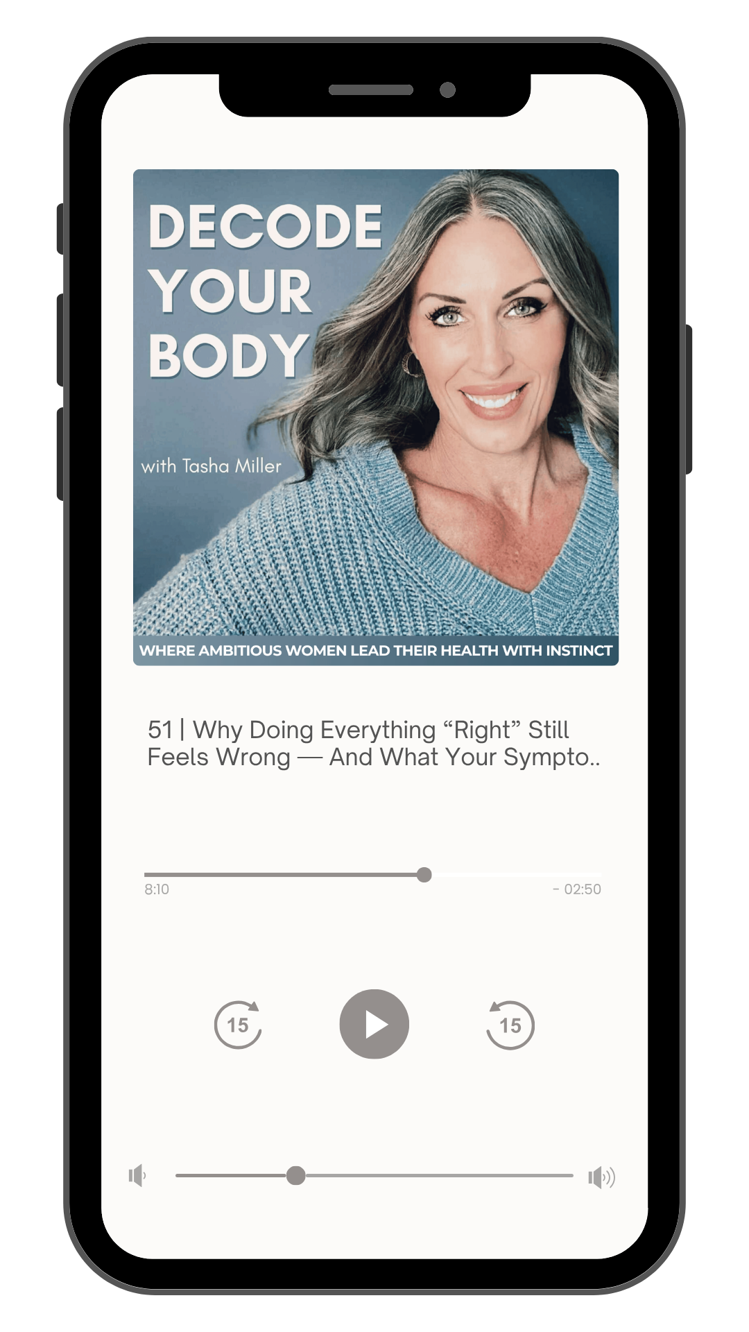 Tasha Miller podcast cover Decode Your Body