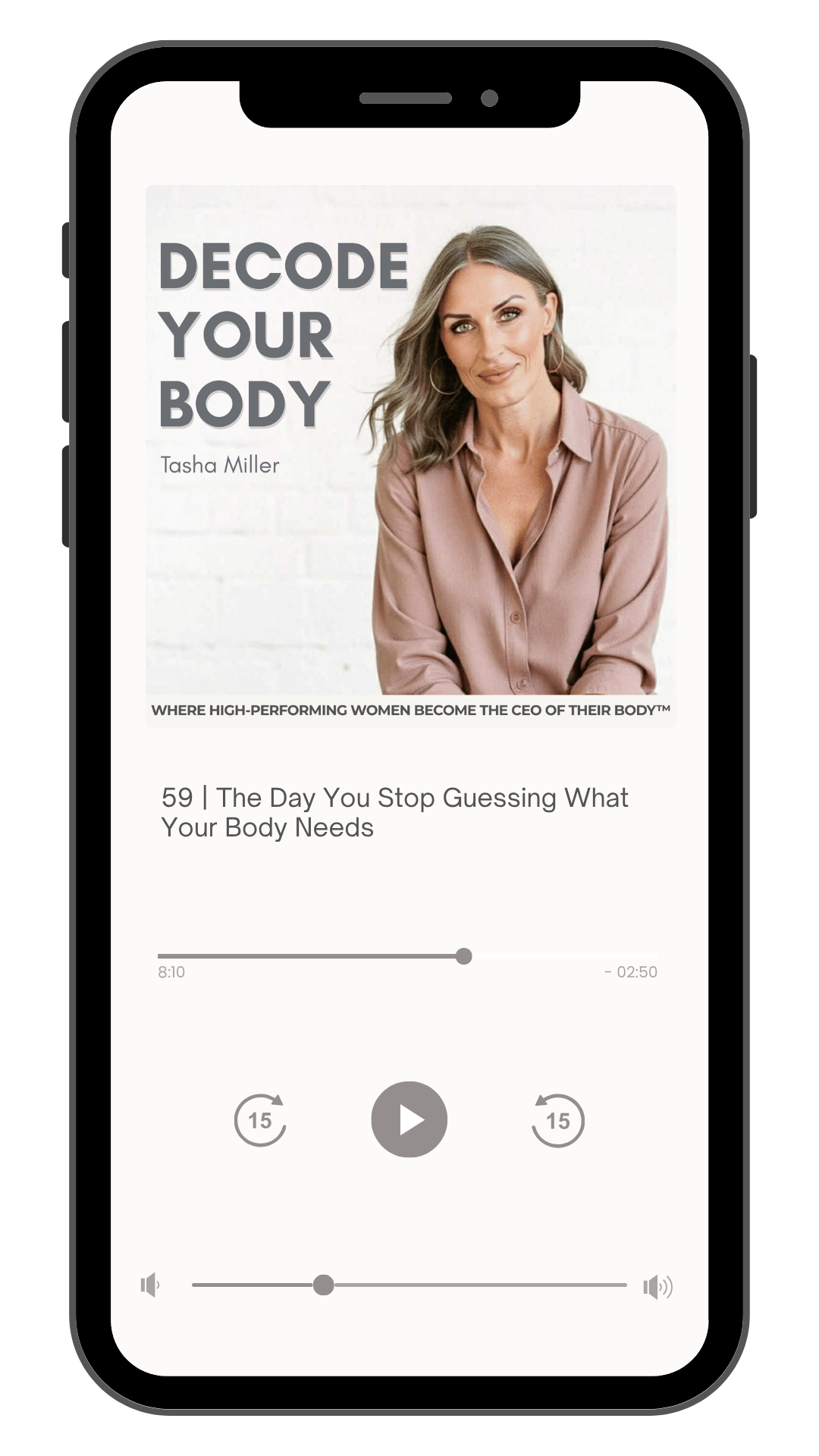Tasha Miller podcast cover Decode Your Body