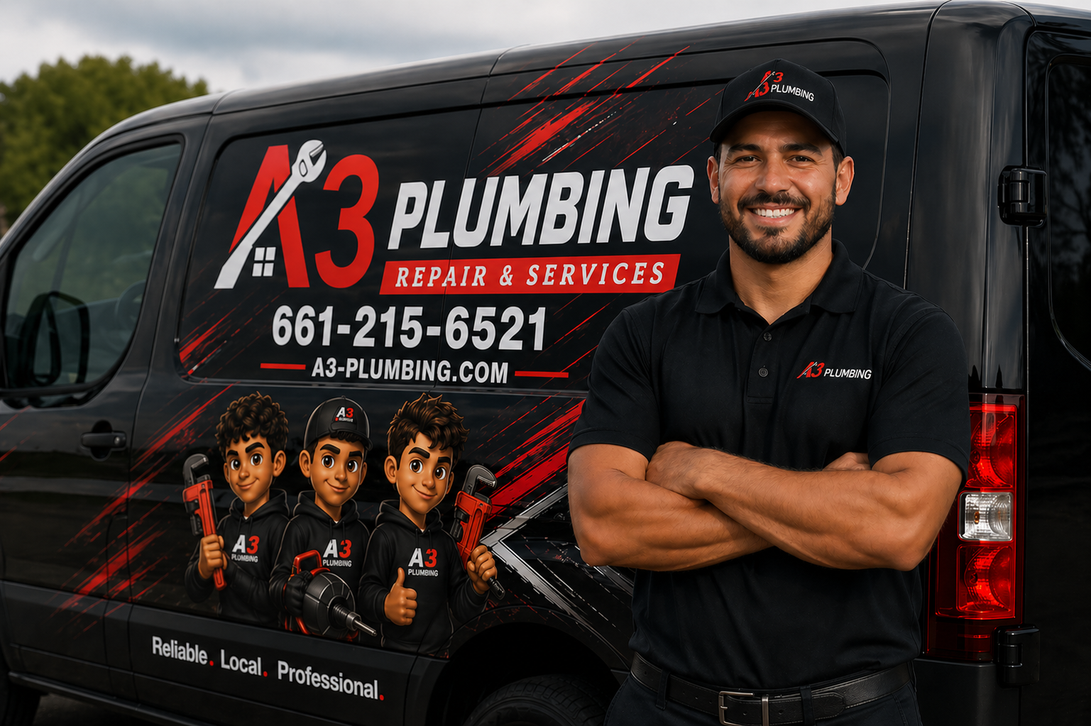 A3 Plumbing Plumber with Truck