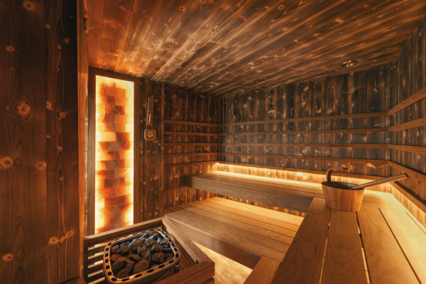 luxury sauna built by CANASA LLC
