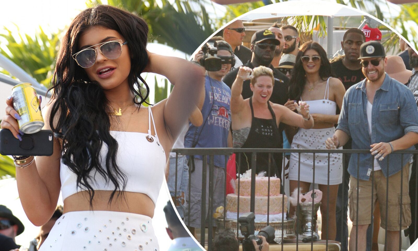 Kylie Jenner's 18th Birthday at Beachclub Montreal
