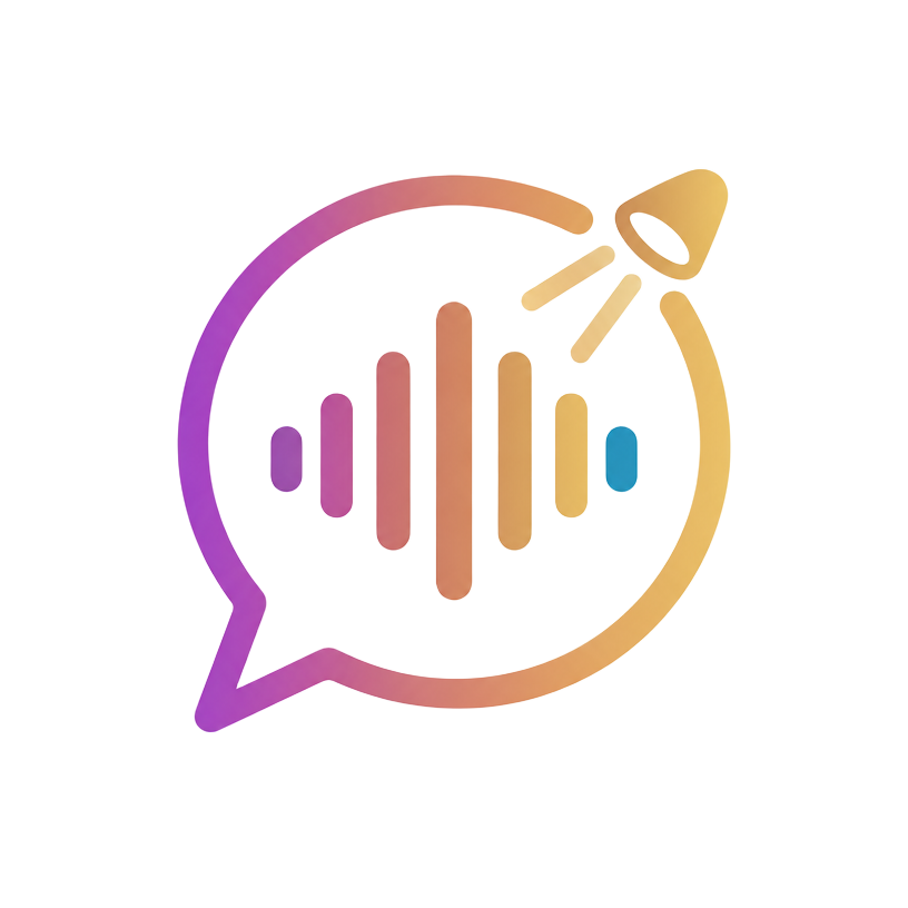 Message broadcast with soundwaves