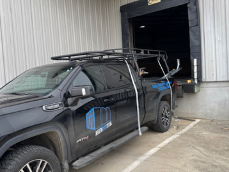 Custom carriage house garage door