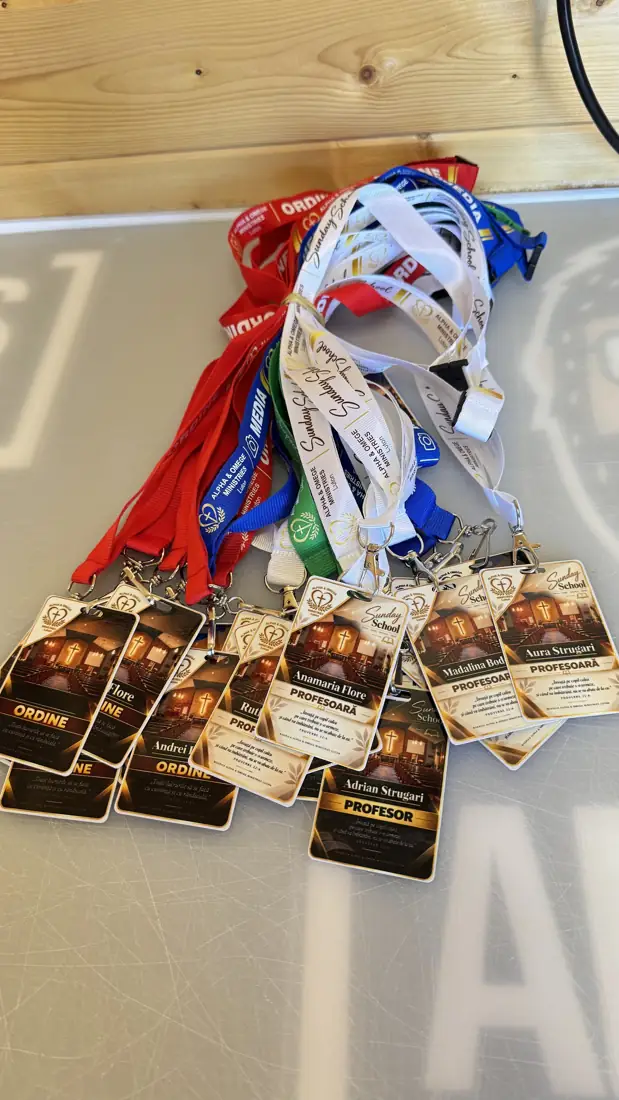 Event lanyards and passes by Andy Jones Design & Print