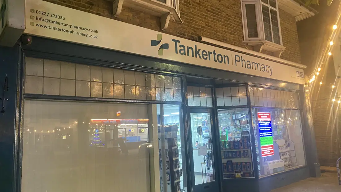 Pharmacy shop fascia by Andy Jones Design & Print