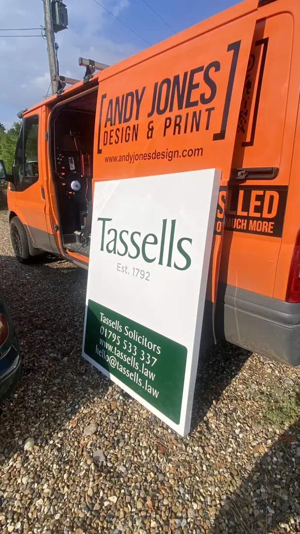 Signs & Banners by Andy Jones Design & Print, Faversham