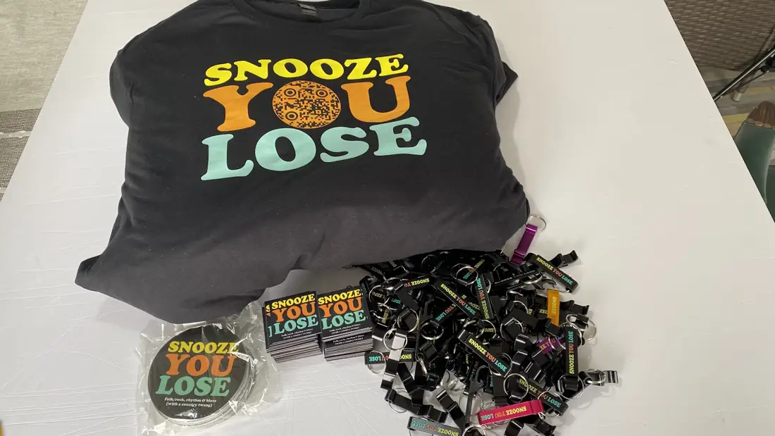 Fundraiser T-shirts and badges by Andy Jones Design & Print