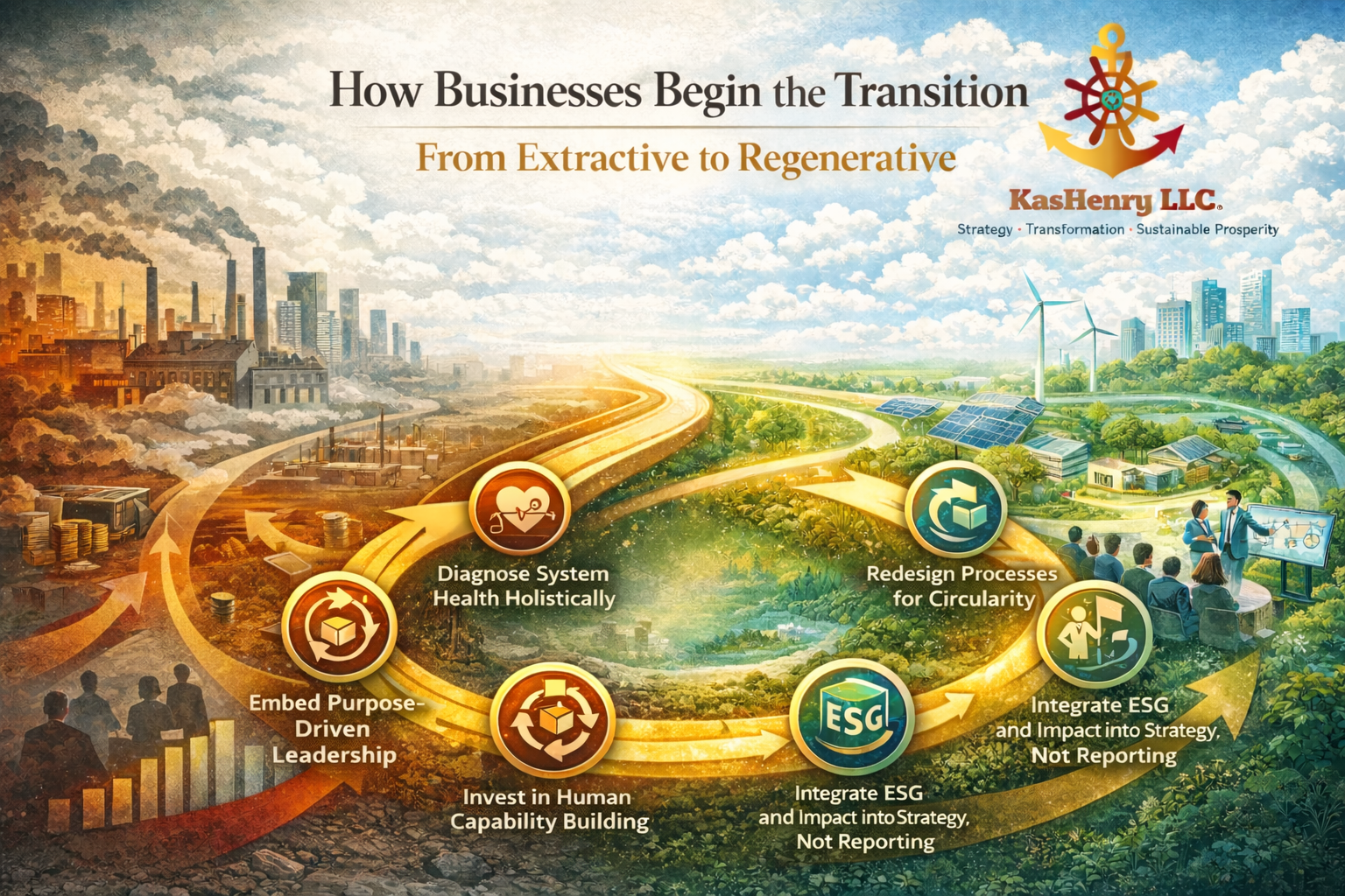 Extractive to Regenerative Businesses Transition Road Map 