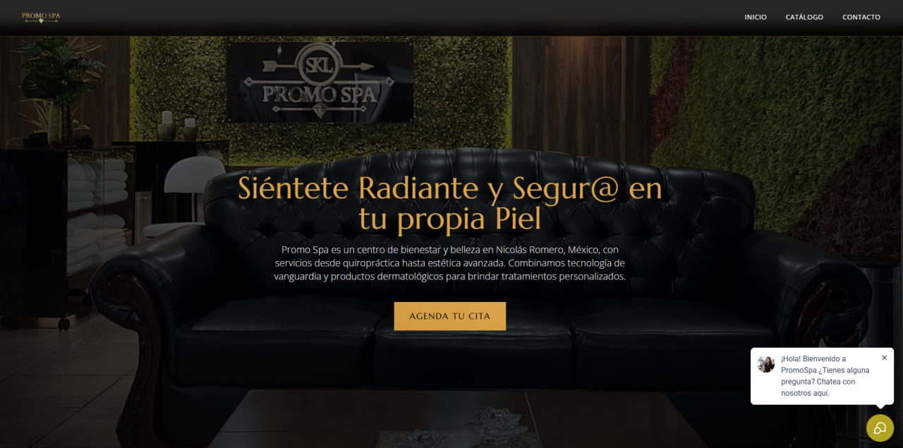 Sitio web Promo Spa
