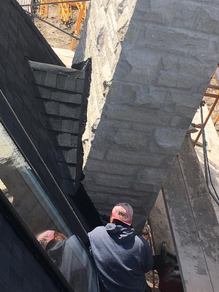Storm damage roof repair in Toronto