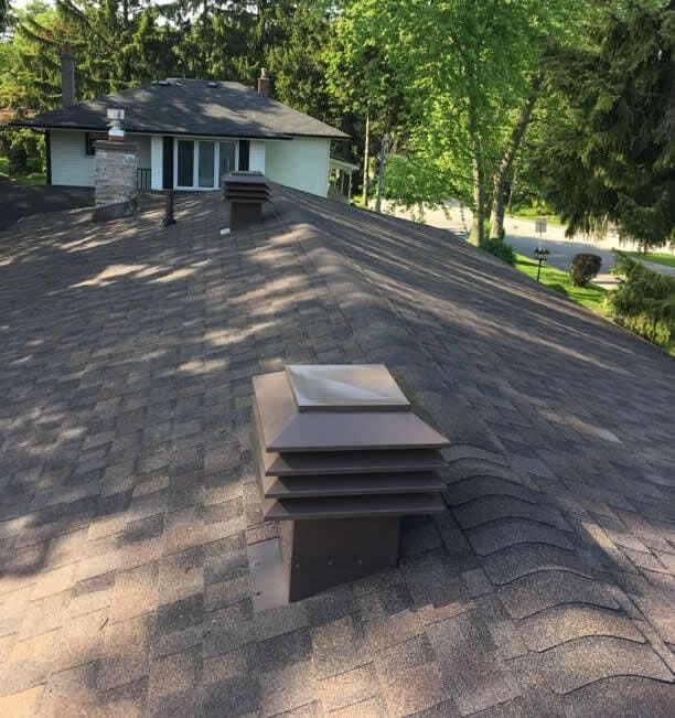 New shingle roof on a Toronto home