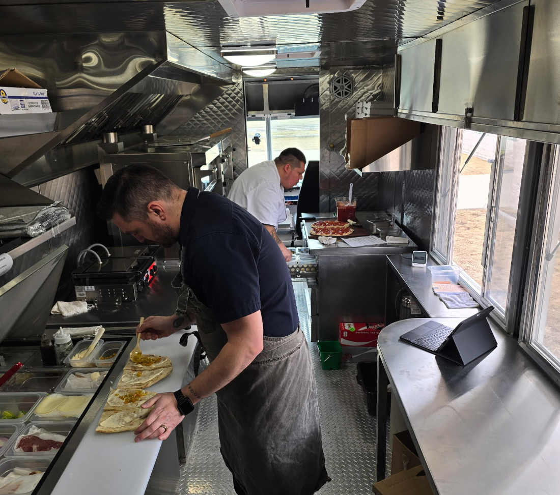 Inside Food Truck