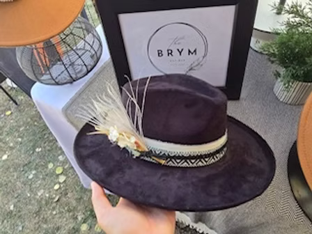Custom hat from Brym Hat Bar