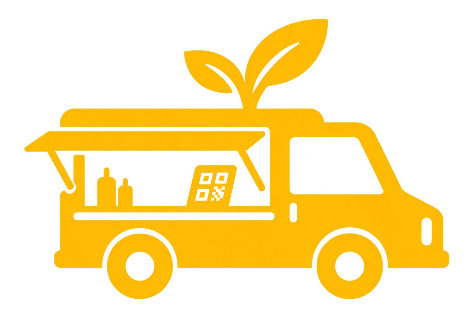 Phood Truck growth truck logo