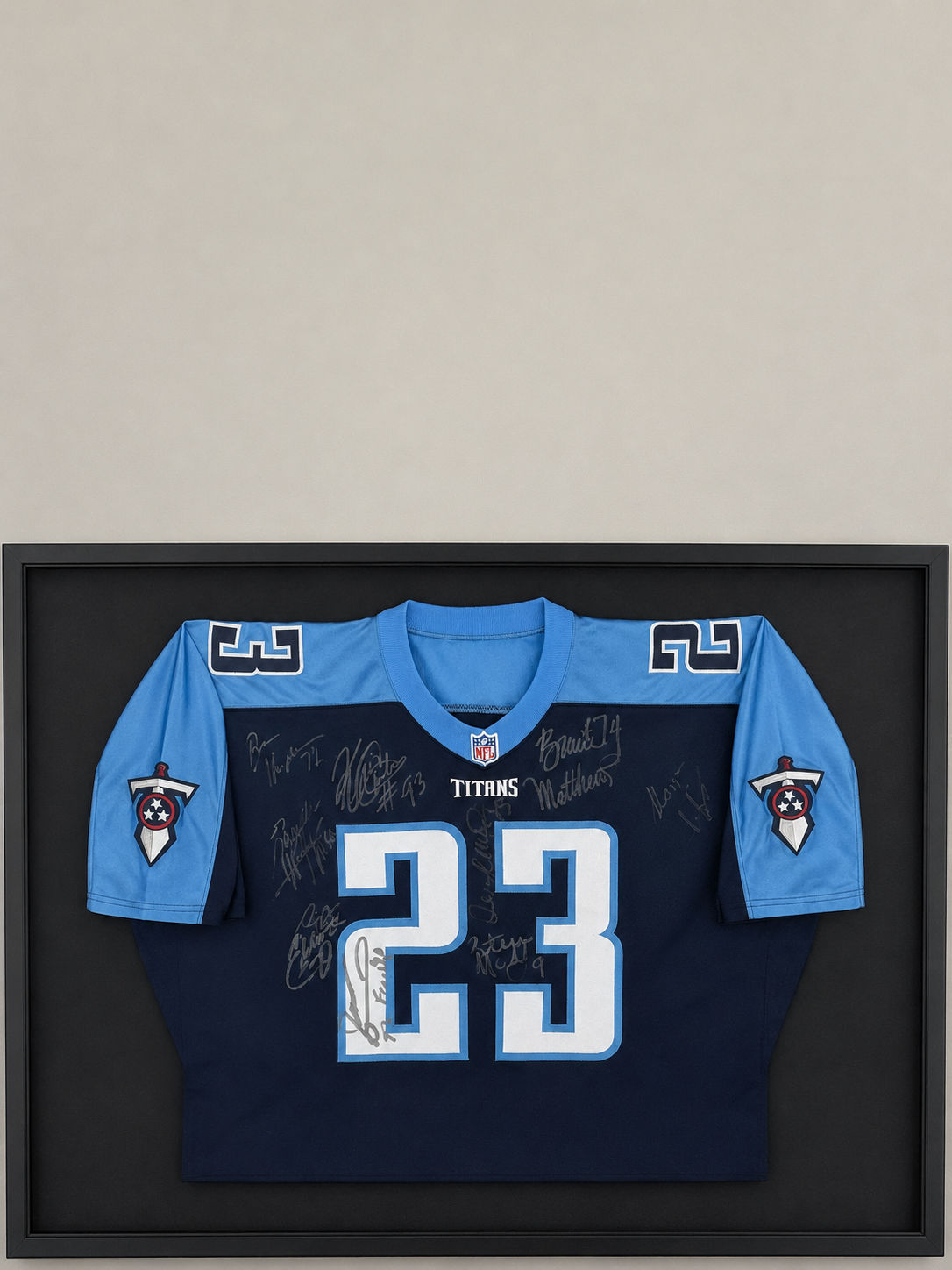 Blaine Bishop Titans jersey