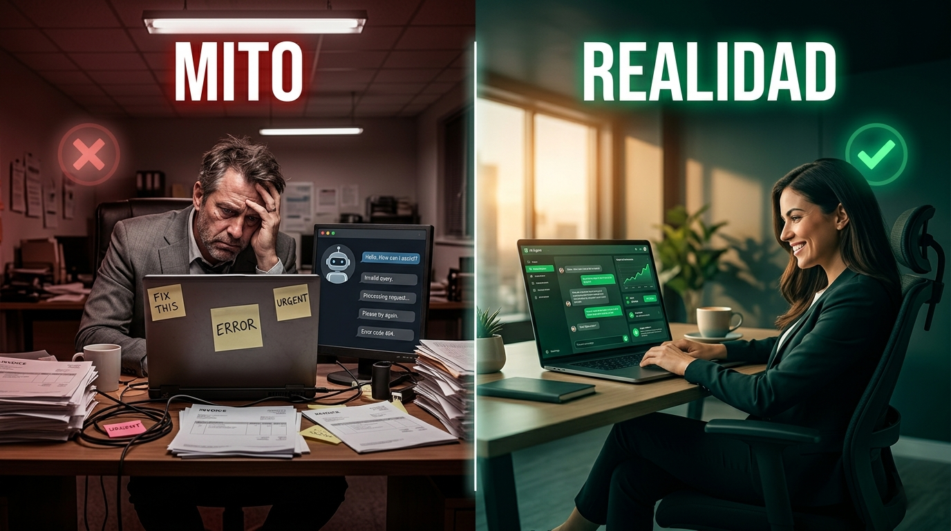 Mito vs Realidad — Los chatbots no convierten, los AI Agents sí