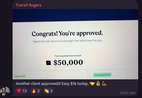 Student result sent to Darius Benders