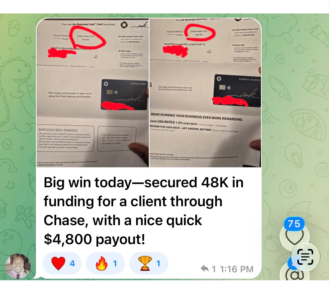 Student result sent to Darius Benders