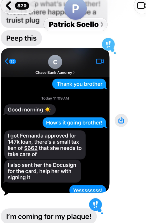 Student result sent to Darius Benders