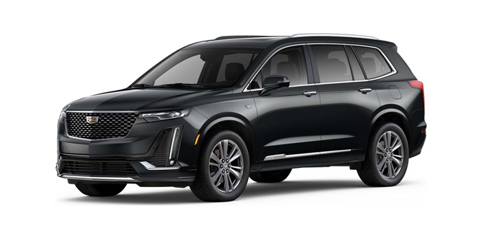 Black Cadillac XT6 premium SUV