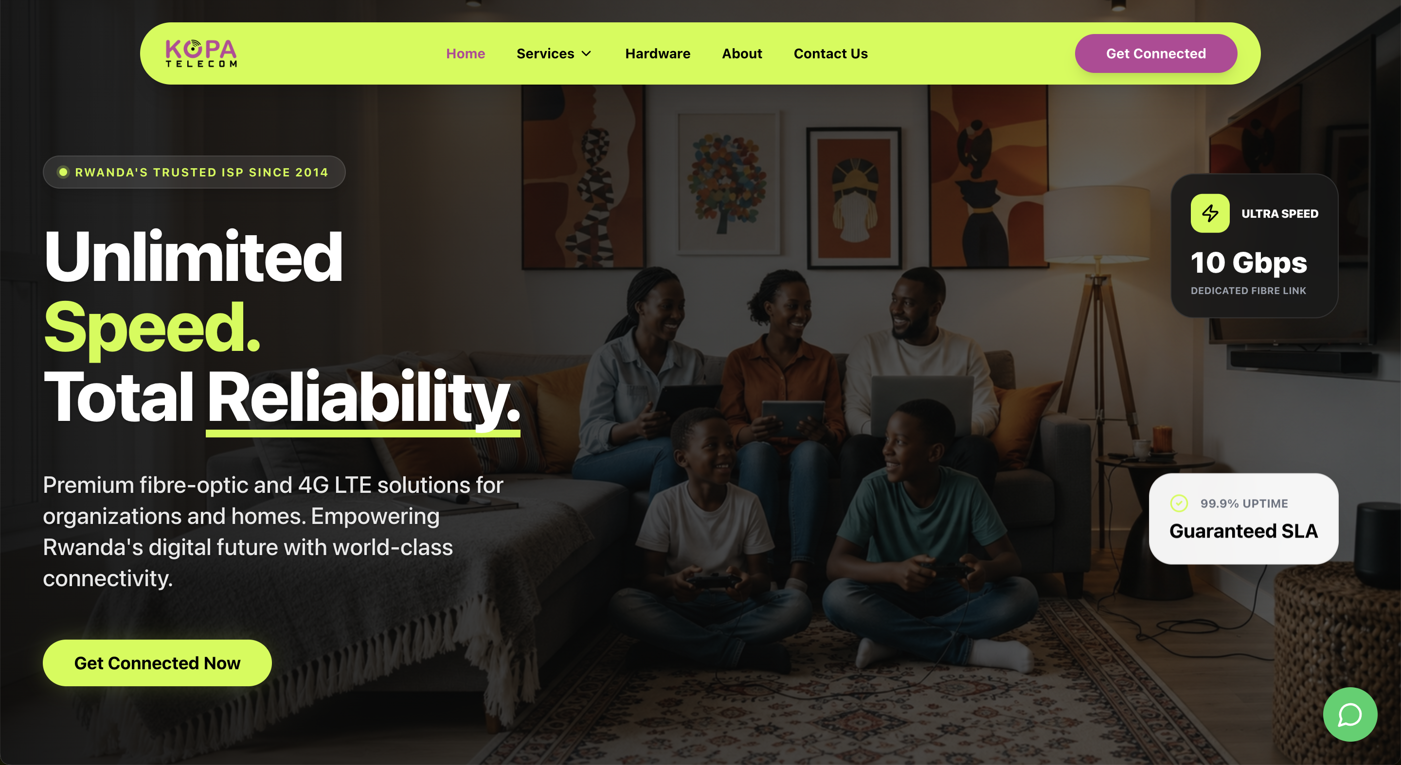 Kopa Telecom Website