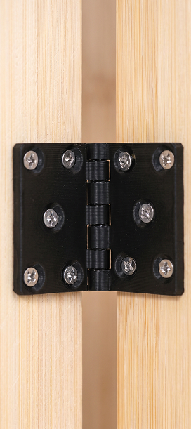 Fechadura de porta feito em impressora 3d bambu lab