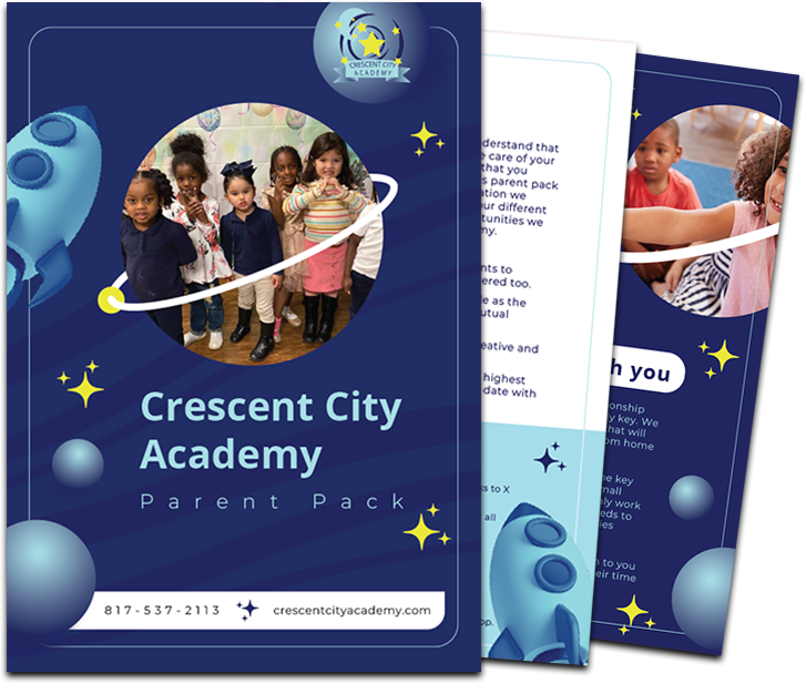 Crescent City Academy parent pack mock up