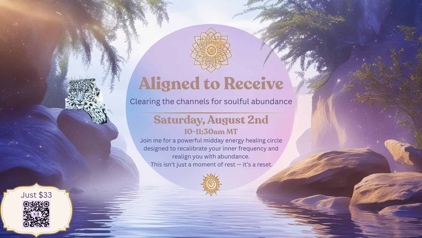 Healing Circle for Women: Align, Receive & Restore Your Energy