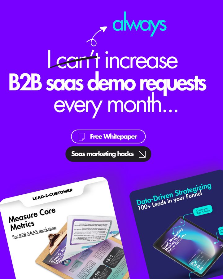 Example static ad: B2B SaaS demo requests