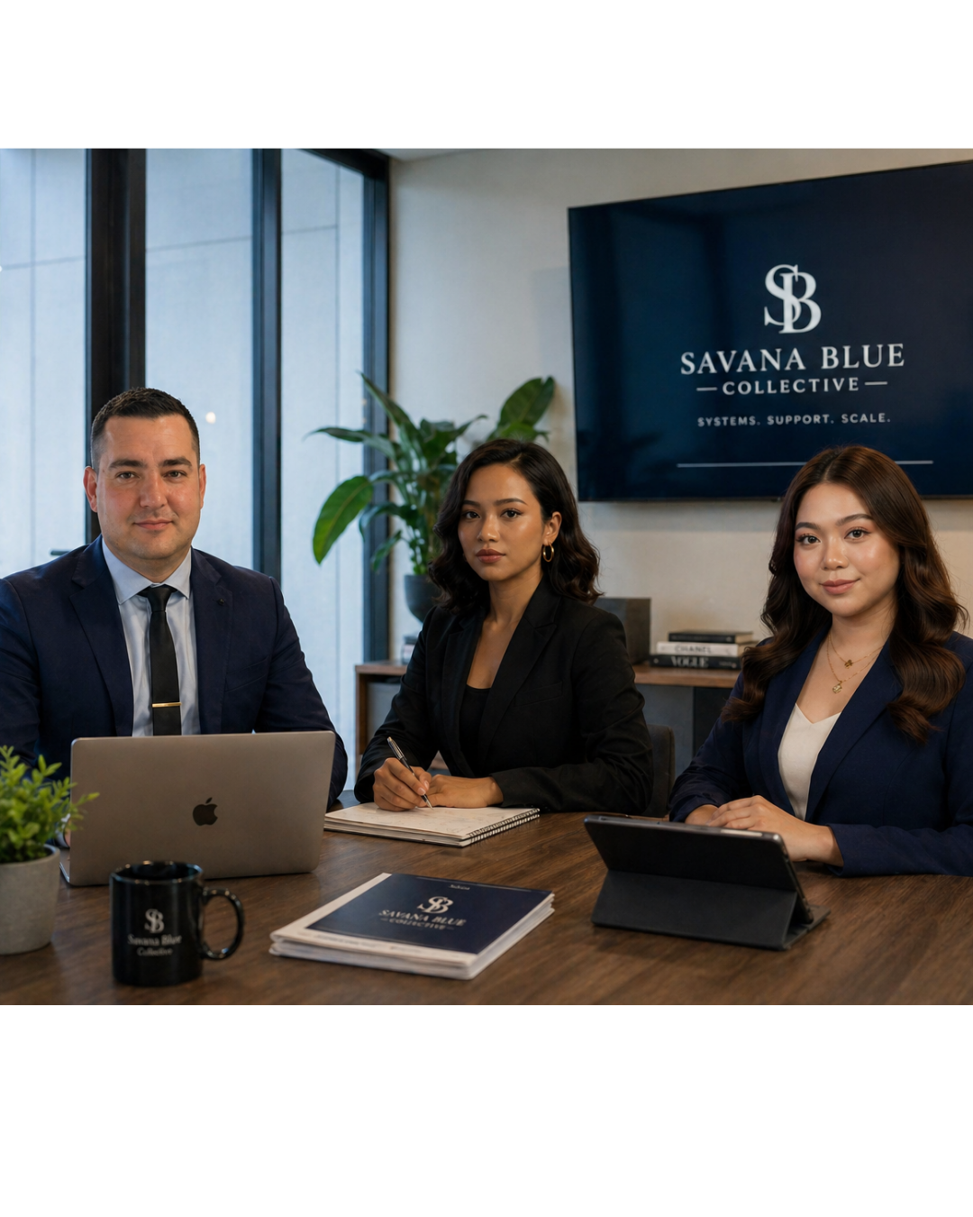 The Savana Blue Collective team