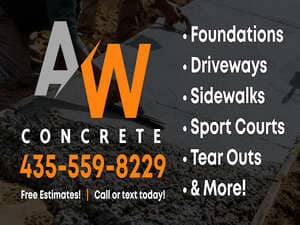Concrete driveways in St George