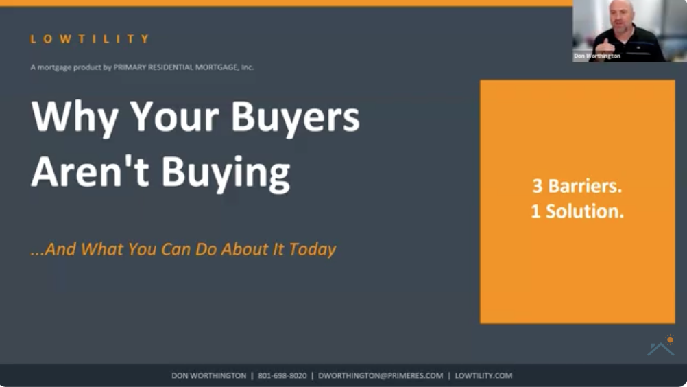 Why Your Buyers Aren't Buying — Don Worthington training