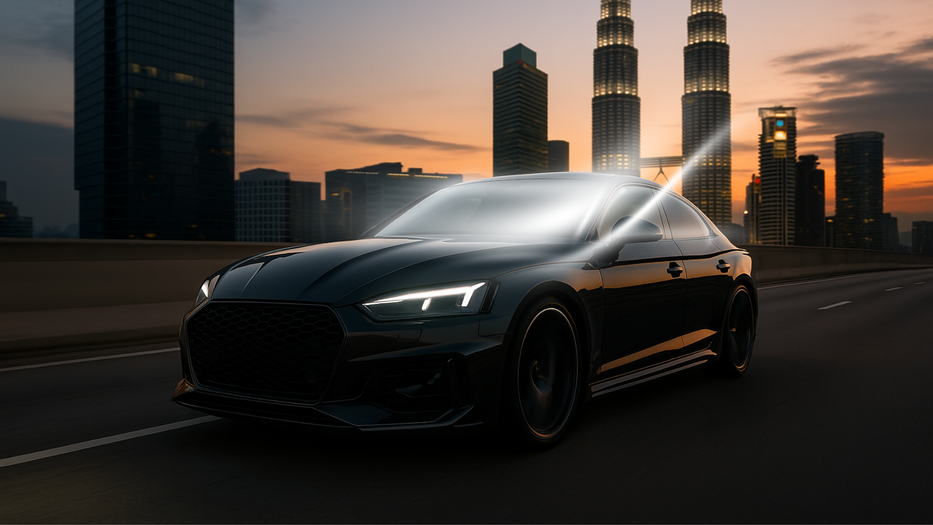 Driver-side tint with anti-glare benefit