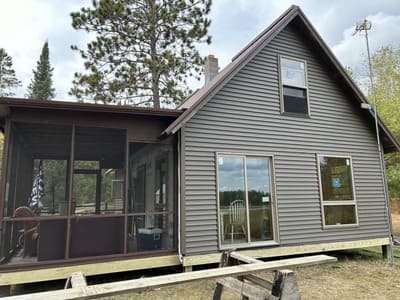 Deck and fence in Minnesota