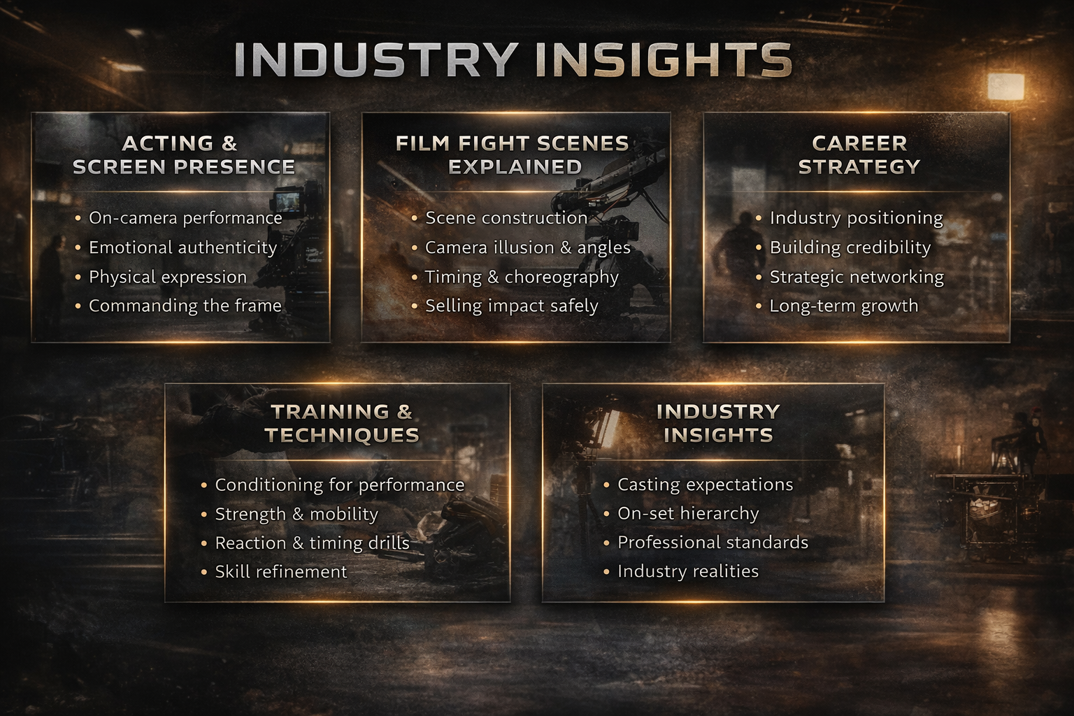 Cinematic screen combat training scene representing Movie Martial Arts Insights, where performance, fight choreography, and career strategy meet