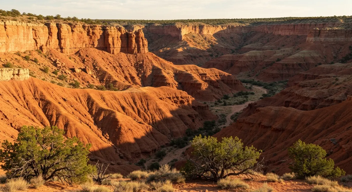 Palo Duro Canyon scenic view near Canyon TX