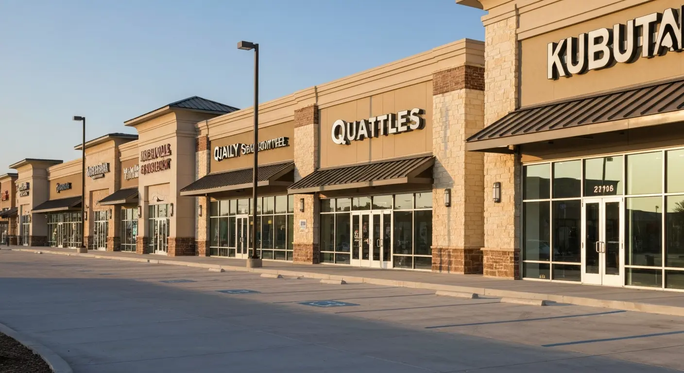 Retail shopping center