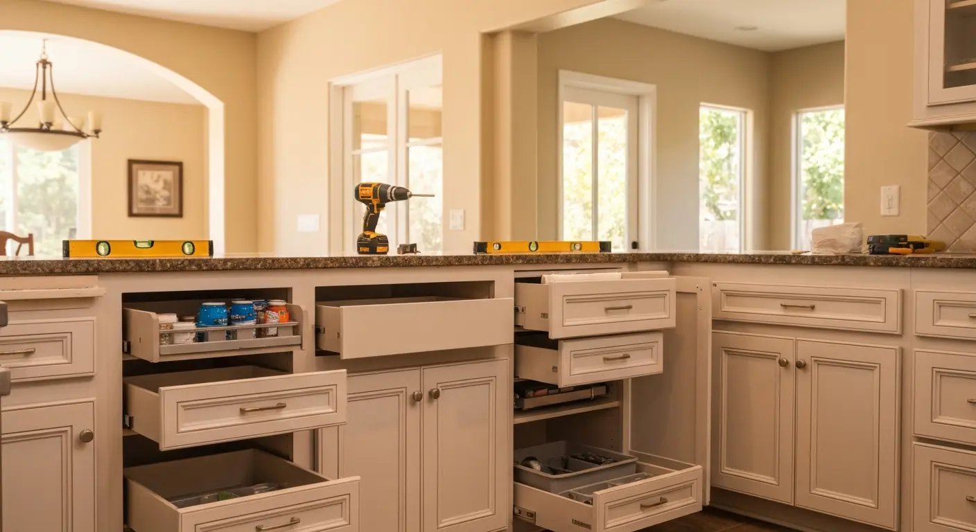 Kitchen cabinet installation