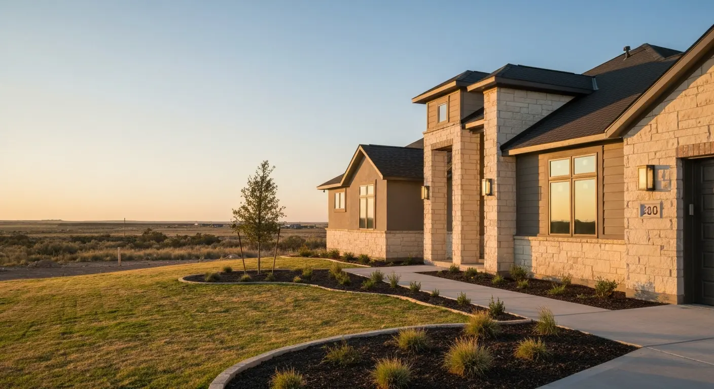 Custom home construction in Borger