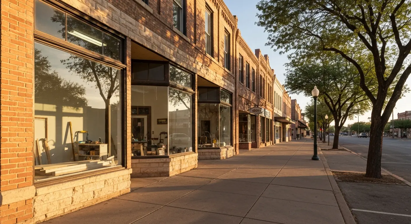 Downtown Canyon Texas Main Street historic district
