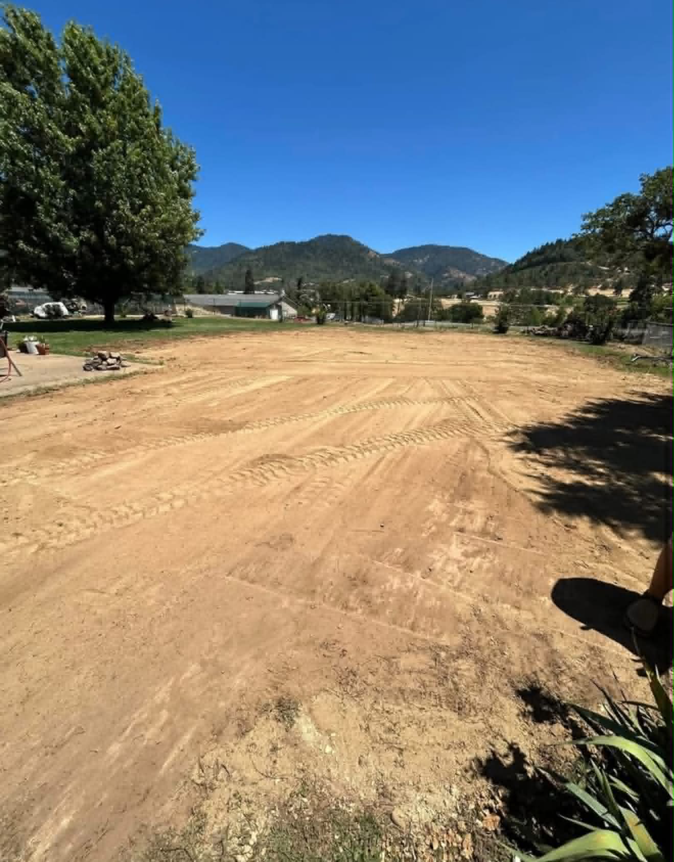 Pool demolition before and after in Rogue River – after
