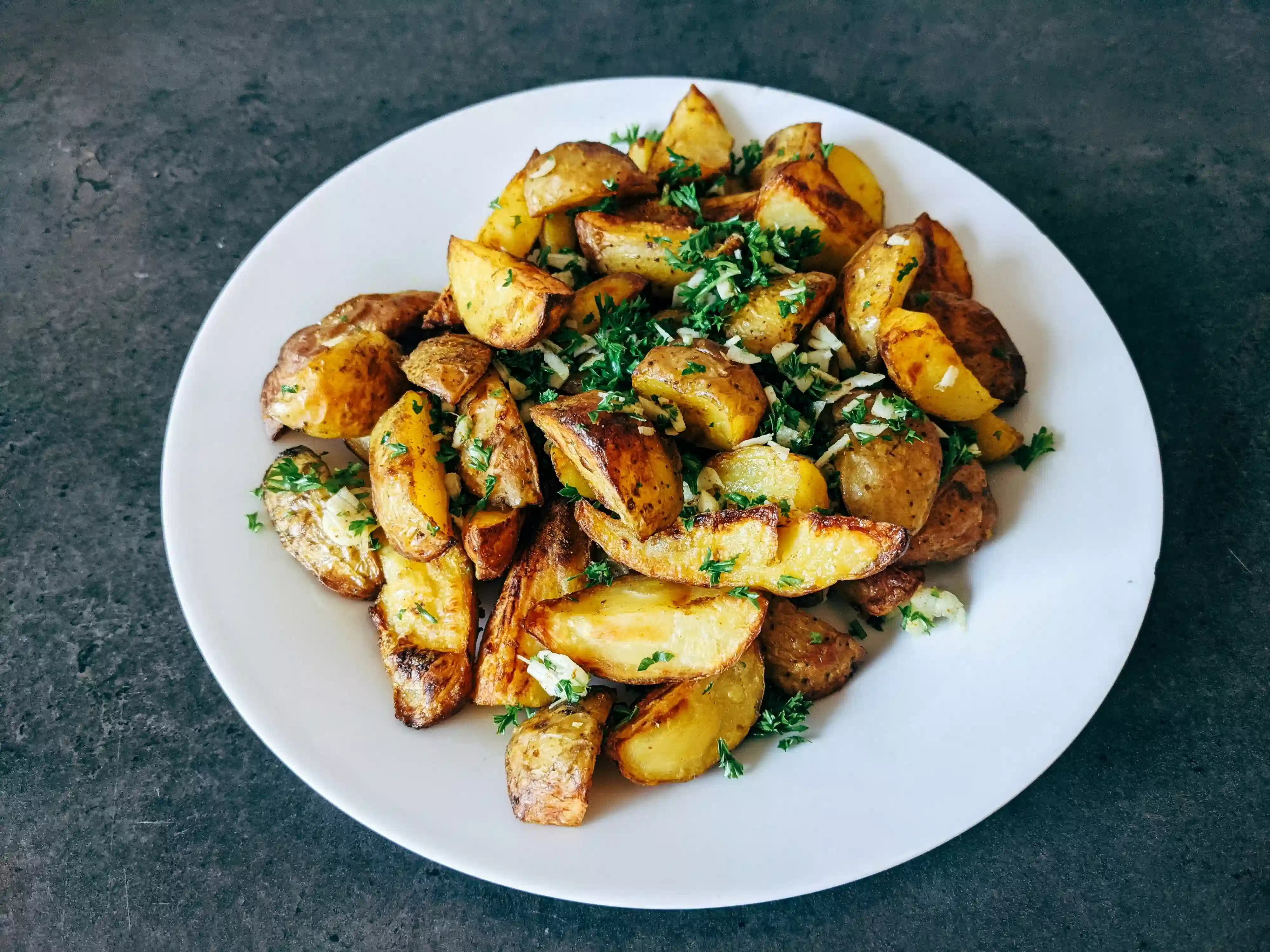 Lemon Potato Wedges