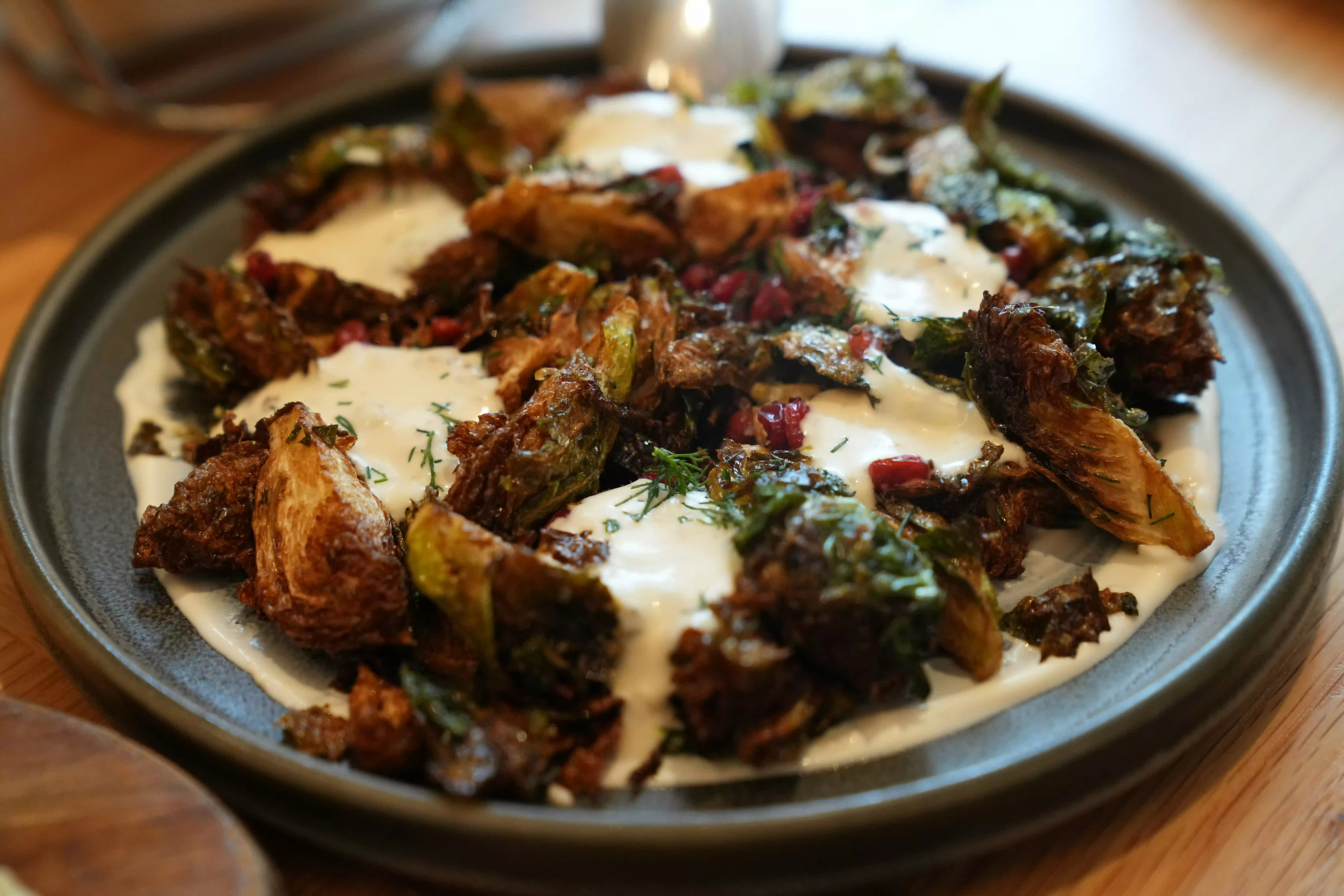 Oven Roasted Brussels Sprouts & Cauliflower