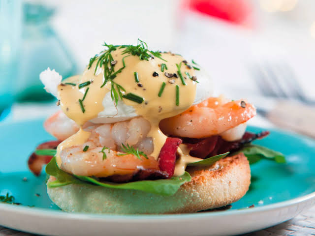 Shrimp Benedict