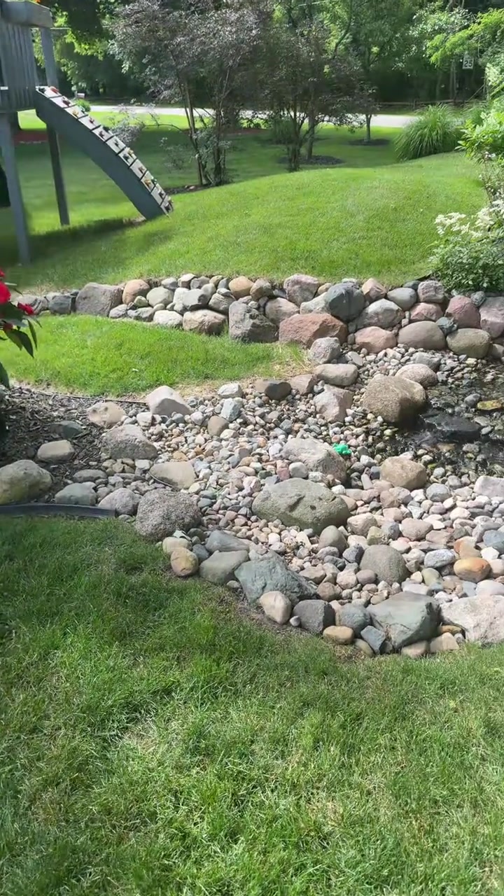 Pondless stream and waterfall