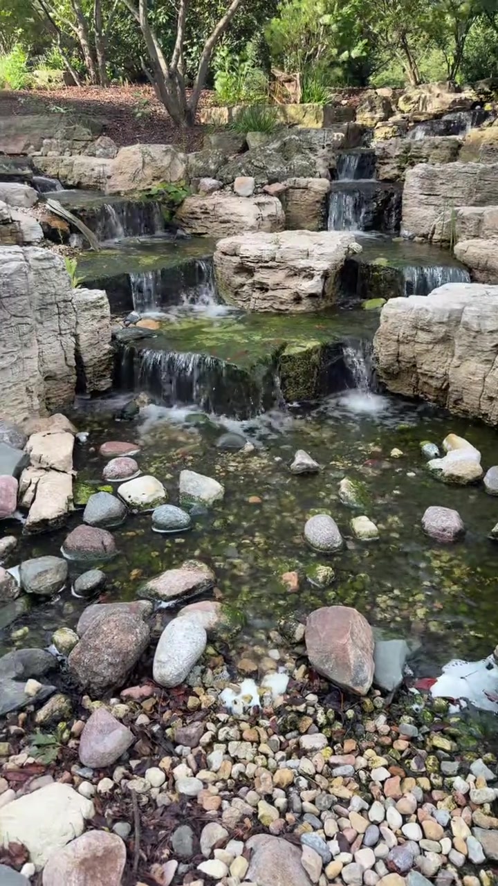 Patio waterfall
