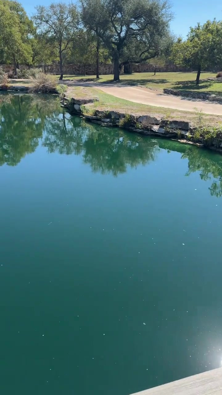 New waterfalls added to an existing pond